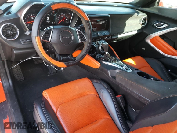 2018 Chevrolet Camaro 2LT with VIN 1G1FD1RSXJ0161054, listed as a Copart auction lot 43664293 with 24,817 mi miles. Bid and sale history available at carsss.com. Image 8.