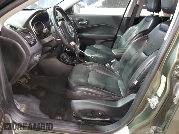 2018 Jeep Compass Limited with VIN 3C4NJDCB8JT418740, listed as a Copart auction lot 52422155 with 184,940 mi miles and Clean Title. Bid and sale history available at DreamBid. Image 7.