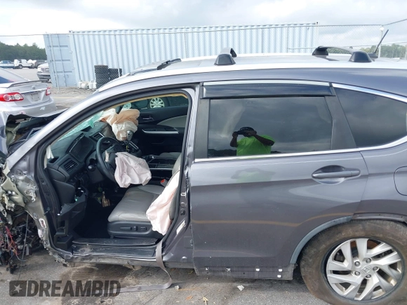 2015 Honda CR-V EX-L with VIN 2HKRM4H73FH606201, listed as a IAAI auction lot 40490815 with 24,219 mi miles and . Bid and sale history available at carsss.com. Image 15.
