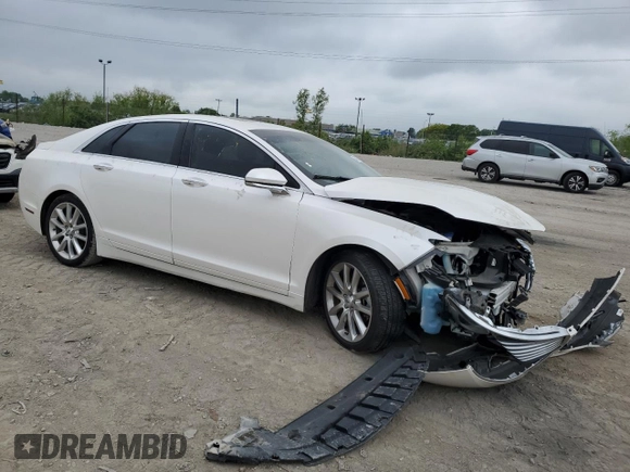 2015 Lincoln MKZ with VIN 3LN6L2J99FR602863, listed as a Copart auction lot 56679335 with 33,859 mi miles and Salvage title. Bid and sale history available at DreamBid. Image 4.