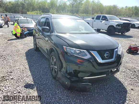 2019 Nissan Rogue SV with VIN JN8AT2MV2KW384610, listed as a Copart auction lot 52043625 with 54,054 mi miles and Salvage Title. Bid and sale history available at carsss.com. Image 12.