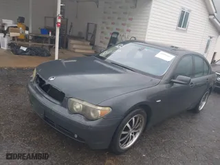 2004 BMW 7 Series 745i with VIN WBAGL63444DP70043, listed as a IAAI auction lot 41982697 with 188,931 mi miles. Bid and sale history available at carsss.com. Image 2.
