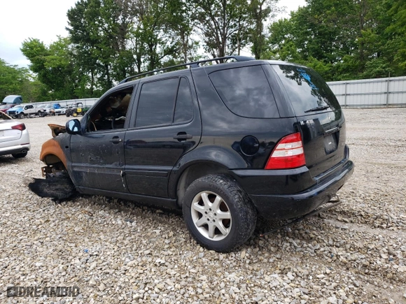 1999 Mercedes-Benz M-Class with VIN 4JGAB72E0XA088242, listed as a Copart auction lot 54570284 with 0 mi miles and Salvage Title. Bid and sale history available at carsss.com. Image 2.