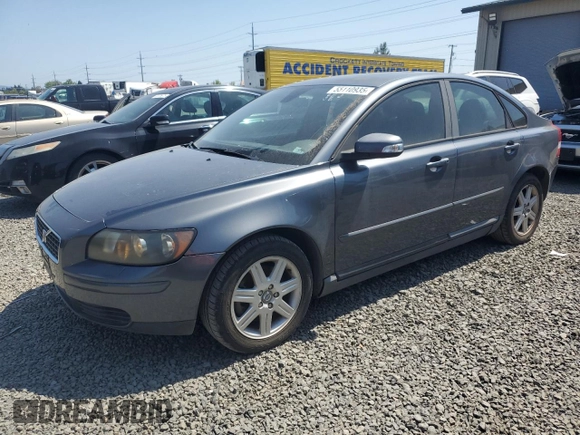 2007 Volvo S40 2.4L with VIN YV1MS382X72269005, listed as a Copart auction lot 55110935 with 64,531 mi miles and Clean Title. Bid and sale history available at carsss.com. Image 1.