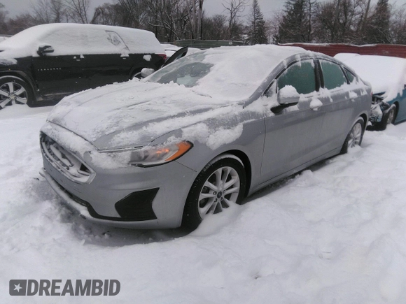 2020 Ford Fusion SE with VIN 3FA6P0HD6LR186599, listed as a IAAI auction lot 41541530 with 0 mi miles. Bid and sale history available at carsss.com. Image 19.