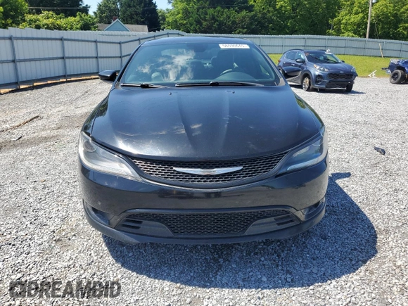 2015 Chrysler 200 S with VIN 1C3CCCBG9FN581496, listed as a Copart auction lot 56590645 with 164,672 mi miles and Clean Title. Bid and sale history available at DreamBid. Image 5.