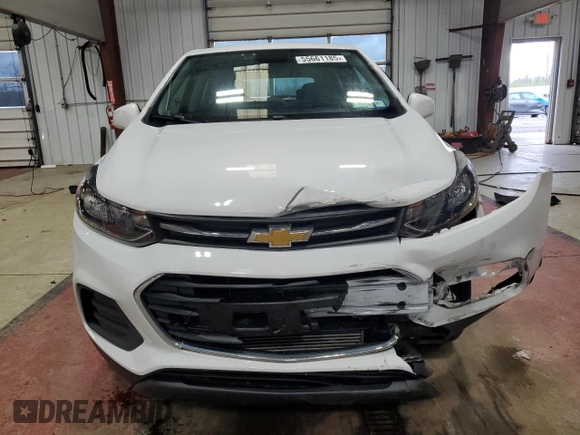 2018 Chevrolet Trax LS with VIN KL7CJNSB8JB603626, listed as a Copart auction lot 55661185 with 46,483 mi miles and Salvage Title. Bid and sale history available at carsss.com. Image 5.