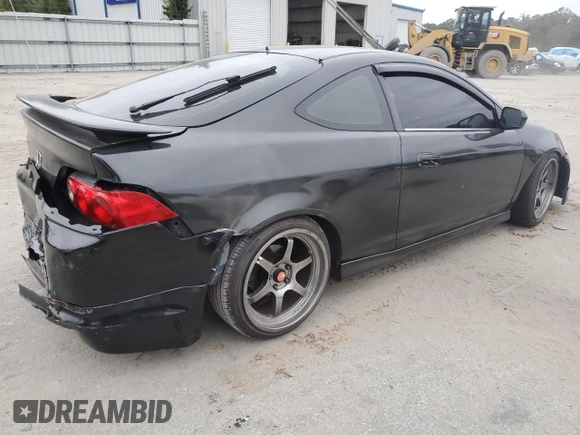 2002 Acura RSX Type S with VIN JH4DC53062C025583, listed as a Copart auction lot 80973534 with 207,624 mi miles and Salvage Title. Bid and sale history available at carsss.com. Image 3.