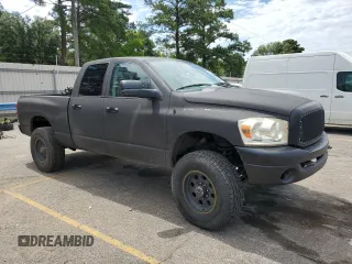 2007 Dodge Ram 2500 Laramie with VIN 1D7KS28A87J596108, listed as a Copart auction lot 56810764 with 237,398 mi miles and Salvage Title. Bid and sale history available at carsss.com. Image 4.