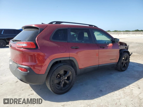 2017 Jeep Cherokee Altitude with VIN 1C4PJLAB6HW559977, listed as a Copart auction lot 48045115 with 126,367 mi miles and Salvage title. Bid and sale history available at DreamBid. Image 3.