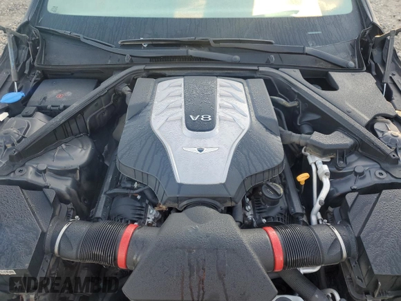 2018 Genesis G90 Ultimate with VIN KMHG54JHXJU041172, listed as a Copart auction lot 46804345 with 39,727 mi miles and Salvage Title. Bid and sale history available at DreamBid. Image 11.