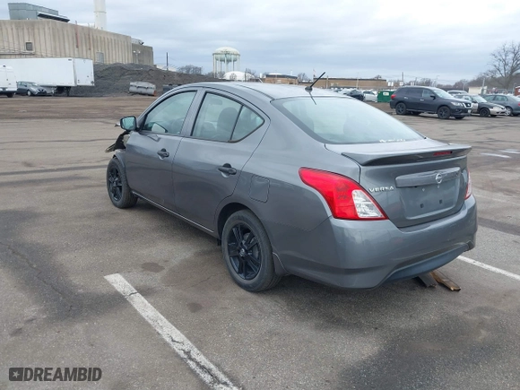2019 Nissan Versa Sedan SV with VIN 3N1CN7AP9KL875881, listed as a IAAI auction lot 41734287 with 61,740 mi miles. Bid and sale history available at carsss.com. Image 3.