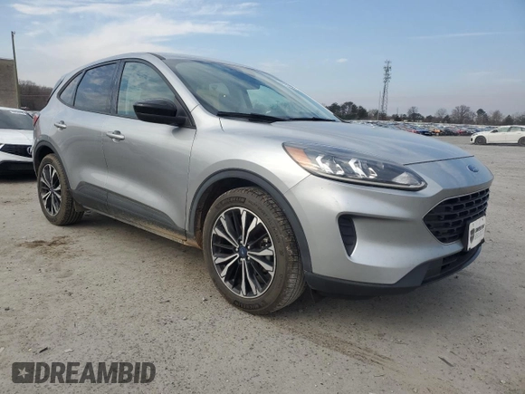 2021 Ford Escape SE with VIN 1FMCU0G67MUA24821, listed as a Copart auction lot 49802545 with 54,754 mi miles and Salvage Title. Bid and sale history available at carsss.com. Image 4.