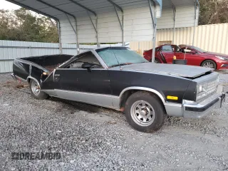 1985 Chevrolet El Camino z VIN 3GCCW80H2FS917457, wystawiony jako Copart lot #76519754 z przebiegiem 53 850 mil mil oraz Szkoda całkowita • Salvage title. Historia ofert i sprzedaży dostępna na DreamBid. Obrazek 4.