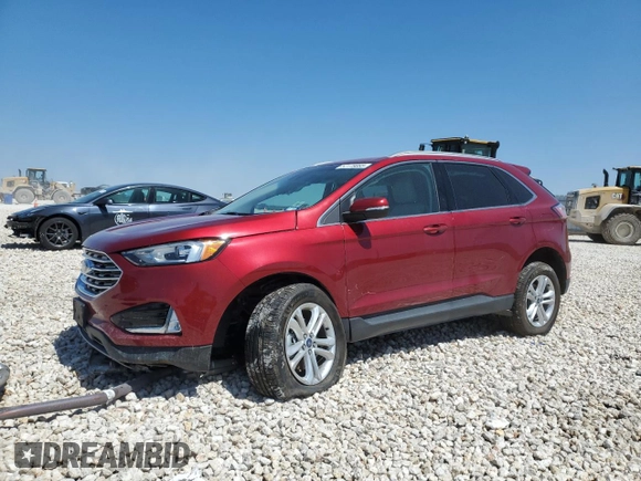 2019 Ford Edge SEL z VIN 2FMPK3J9XKBC35655, wystawiony jako Copart lot #52119085 z przebiegiem 22 395 mil mil oraz Szkoda całkowita • Salvage title. Historia ofert i sprzedaży dostępna na DreamBid. Obrazek 1.