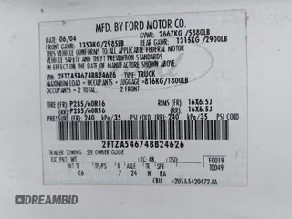 2004 Ford Freestar Cargo with VIN 2FTZA54674BB24626, listed as a IAAI auction lot 41243317 with 278,730 mi miles. Bid and sale history available at carsss.com. Image 9.