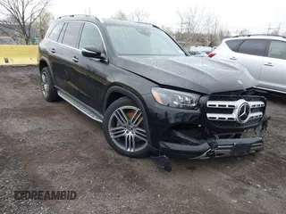 2021 Mercedes-Benz GLS 450 z VIN 4JGFF5KE0MA352134, wystawiony jako IAAI lot #41994302 z przebiegiem 49 550 mil mil oraz . Historia ofert i sprzedaży dostępna na DreamBid. Obrazek 1.