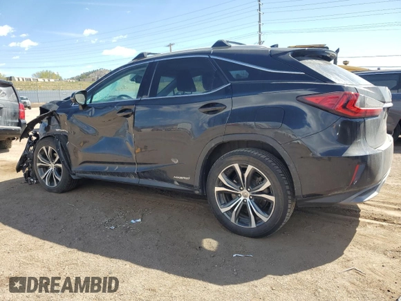2016 Lexus RX 450h with VIN 2T2BGMCA9GC004141, listed as a Copart auction lot 52637505 with 143,292 mi miles and Salvage Title. Bid and sale history available at DreamBid. Image 2.