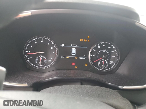 2023 Hyundai Santa Fe SEL with VIN 5NMS2DAJ8PH580853, listed as a Copart auction lot 52550125 with 10,291 mi miles and Salvage Title. Bid and sale history available at DreamBid. Image 9.