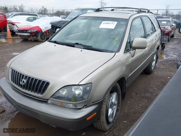 1999 Lexus RX 300 Luxury SUV with VIN JT6HF10U8X0094835, listed as a IAAI auction lot 41889712 with 119,783 mi miles. Bid and sale history available at carsss.com. Image 18.
