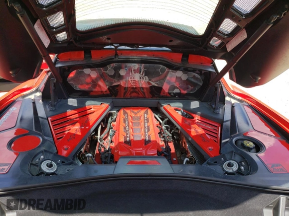 2020 Chevrolet Corvette 2LT with VIN 1G1Y72D48L5000755, listed as a Copart auction lot 55525194 with 28,030 mi miles and Salvage Title. Bid and sale history available at carsss.com. Image 11.