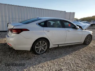 2018 Genesis G80 3.8L with VIN KMHGN4JE1JU224157, listed as a Copart auction lot 75632334 with 191,661 mi miles and Clean Title. Bid and sale history available at DreamBid. Image 3.