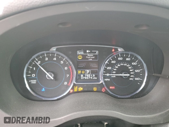 2018 Subaru Forester Touring with VIN JF2SJAWC9JH570189, listed as a Copart auction lot 57940935 with 76,574 mi miles and Salvage title. Bid and sale history available at DreamBid. Image 9.