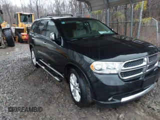 2013 Dodge Durango Crew with VIN 1C4SDJDT3DC509611, listed as a IAAI auction lot 41729805 with 161,357 mi miles. Bid and sale history available at carsss.com. Image 1.