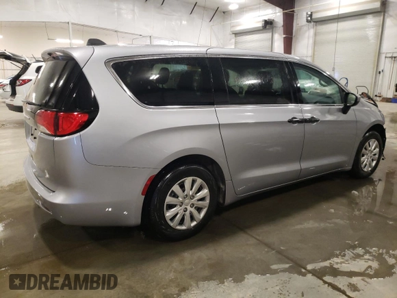 2021 Chrysler Voyager L z VIN 2C4RC1AG7MR553238, wystawiony jako Copart lot #44531975 z przebiegiem 20 065 mil mil oraz Czysty tytuł • Clean title. Historia ofert i sprzedaży dostępna na DreamBid. Obrazek 3.
