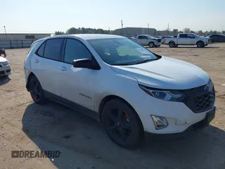 2020 Chevrolet Equinox LT with VIN 2GNAXLEX1L6103082, listed as a IAAI auction lot 41698089 with 91,582 mi miles. Bid and sale history available at carsss.com. Image 1.