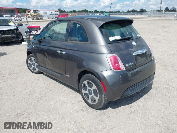 2014 FIAT 500e with VIN 3C3CFFGE0ET244813, listed as a IAAI auction lot 41676465 with 58,062 mi miles. Bid and sale history available at carsss.com. Image 3.