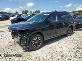 2019 Nissan Pathfinder SV with VIN 5N1DR2MM0KC630677, listed as a Copart auction lot 61736245 with 43,621 mi miles and Salvage title. Bid and sale history available at DreamBid. Image 1.