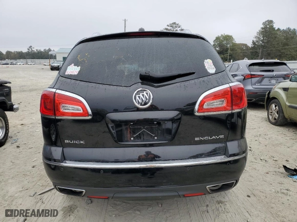 2017 Buick Enclave Leather with VIN 5GAKRBKDXHJ100527, listed as a Copart auction lot 79457454 with 99,516 mi miles and Salvage Title. Bid and sale history available at carsss.com. Image 6.