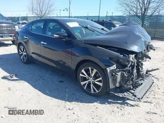 2017 Nissan Maxima SV with VIN 1N4AA6AP1HC437294, listed as a IAAI auction lot 41761296 with 1 mi miles. Bid and sale history available at carsss.com. Image 1.