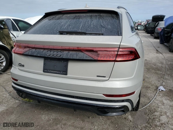 2022 Audi Q8 Prestige with VIN WA1FVBF16ND032453, listed as a Copart auction lot 76310174 with 7,288 mi miles and Non Repairable. Bid and sale history available at carsss.com. Image 6.