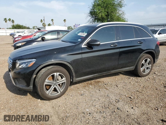 2018 Mercedes-Benz GLC with VIN WDC0G4JB1JV080135, listed as a Copart auction lot 51923565 with 0 mi miles and Salvage Title. Bid and sale history available at carsss.com. Image 1.