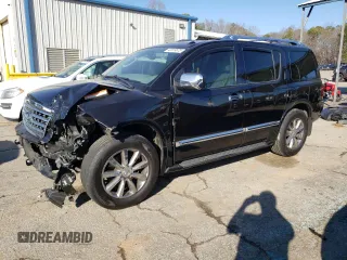 2010 Infiniti QX56 with VIN 5N3ZA0ND7AN908291, listed as a Copart auction lot 42919675 with 184,103 mi miles and Salvage title. Bid and sale history available at DreamBid. Image 1.
