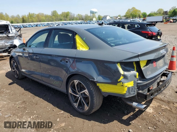 2020 Audi A3 Sedan S line Premium with VIN WAUBEGFF3LA015263, listed as a Copart auction lot 52749574 with 24,595 mi miles. Bid and sale history available at carsss.com. Image 2.