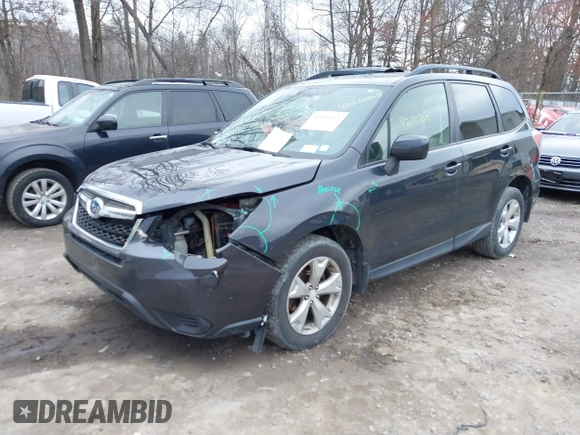 2014 Subaru Forester Premium with VIN JF2SJAEC6EH414957, listed as a IAAI auction lot 42010363 with 176,382 mi miles and . Bid and sale history available at DreamBid. Image 2.