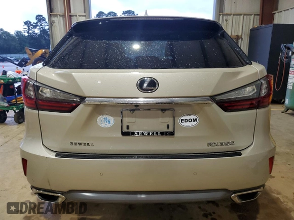 2016 Lexus RX 350 with VIN 2T2ZZMCA7GC021612, listed as a Copart auction lot 54907995 with 76,369 mi miles and Salvage Title. Bid and sale history available at DreamBid. Image 6.