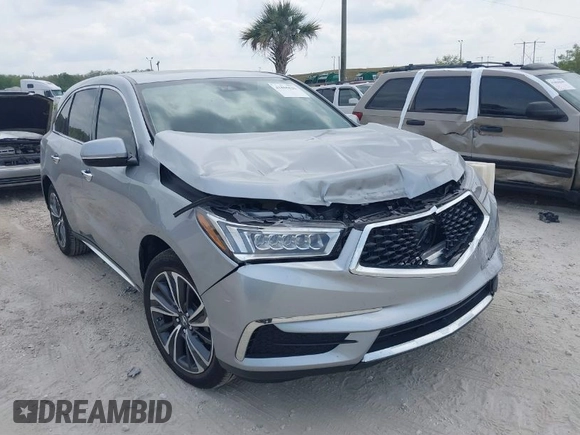 2020 Acura MDX w/Technology Pkg with VIN 5J8YD3H56LL001067, listed as a IAAI auction lot 41866822 with 54,998 mi miles. Bid and sale history available at carsss.com. Image 1.