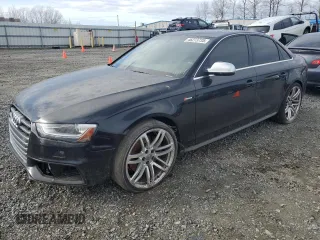 2014 Audi S4 Premium Plus with VIN WAUBGAFL9EA124827, listed as a Copart auction lot 46273735 with 148,042 mi miles and Salvage Title. Bid and sale history available at carsss.com. Image 1.