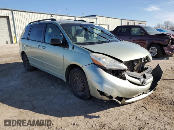 2009 Toyota Sienna CE with VIN 5TDZK23C49S279854, listed as a Copart auction lot 46908125 with 237,484 mi miles and Clean Title. Bid and sale history available at carsss.com. Image 4.