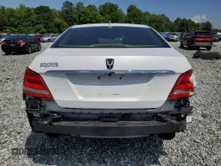 2014 Hyundai Equus Signature with VIN KMHGH4JH1EU083114, listed as a Copart auction lot 57020065 with 103,700 mi miles and Salvage title. Bid and sale history available at DreamBid. Image 6.