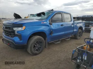2022 Chevrolet Silverado 1500 LT Trail Boss with VIN 3GCUDFED3NG547626, listed as a Copart auction lot 51004645 with 51,555 mi miles and Salvage Title. Bid and sale history available at DreamBid. Image 1.