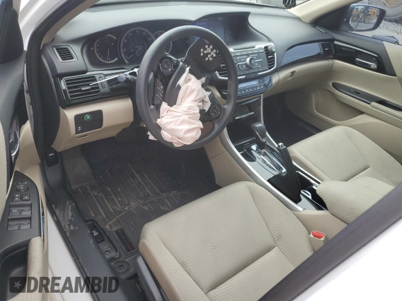 2016 Honda Accord LX with VIN 1HGCR2F32GA233951, listed as a Copart auction lot 58448354 with 125,322 mi miles and Salvage Title. Bid and sale history available at DreamBid. Image 8.