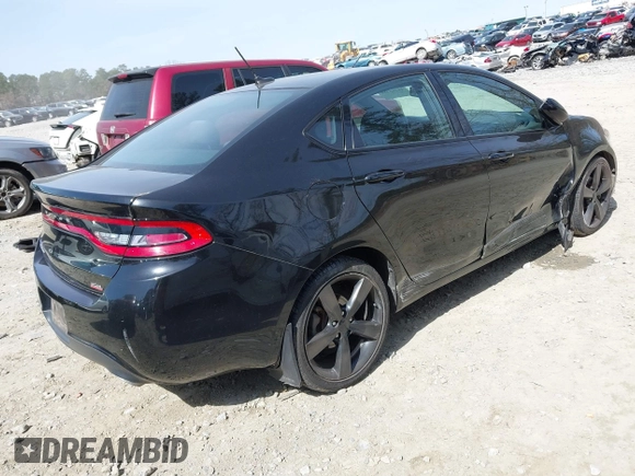 2014 Dodge Dart SXT with VIN 1C3CDFBB9ED802506, listed as a IAAI auction lot 41748280 with 99,324 mi miles. Bid and sale history available at carsss.com. Image 4.