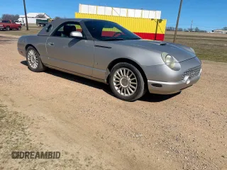 2004 Ford Thunderbird Deluxe with VIN 1FAHP60AX4Y106818, listed as a Copart auction lot 47457875 with 58,316 mi miles and Clean Title. Bid and sale history available at carsss.com. Image 1.