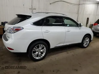 2011 Lexus RX with VIN JTJBC1BA5B2045421, listed as a Copart auction lot 53047595 with 166,384 mi miles and Salvage Title. Bid and sale history available at carsss.com. Image 3.