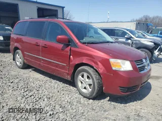 2010 Dodge Grand Caravan SXT with VIN 2D4RN5D1XAR389037, listed as a Copart auction lot 53931905 with 169,794 mi miles and Salvage Title. Bid and sale history available at DreamBid. Image 4.